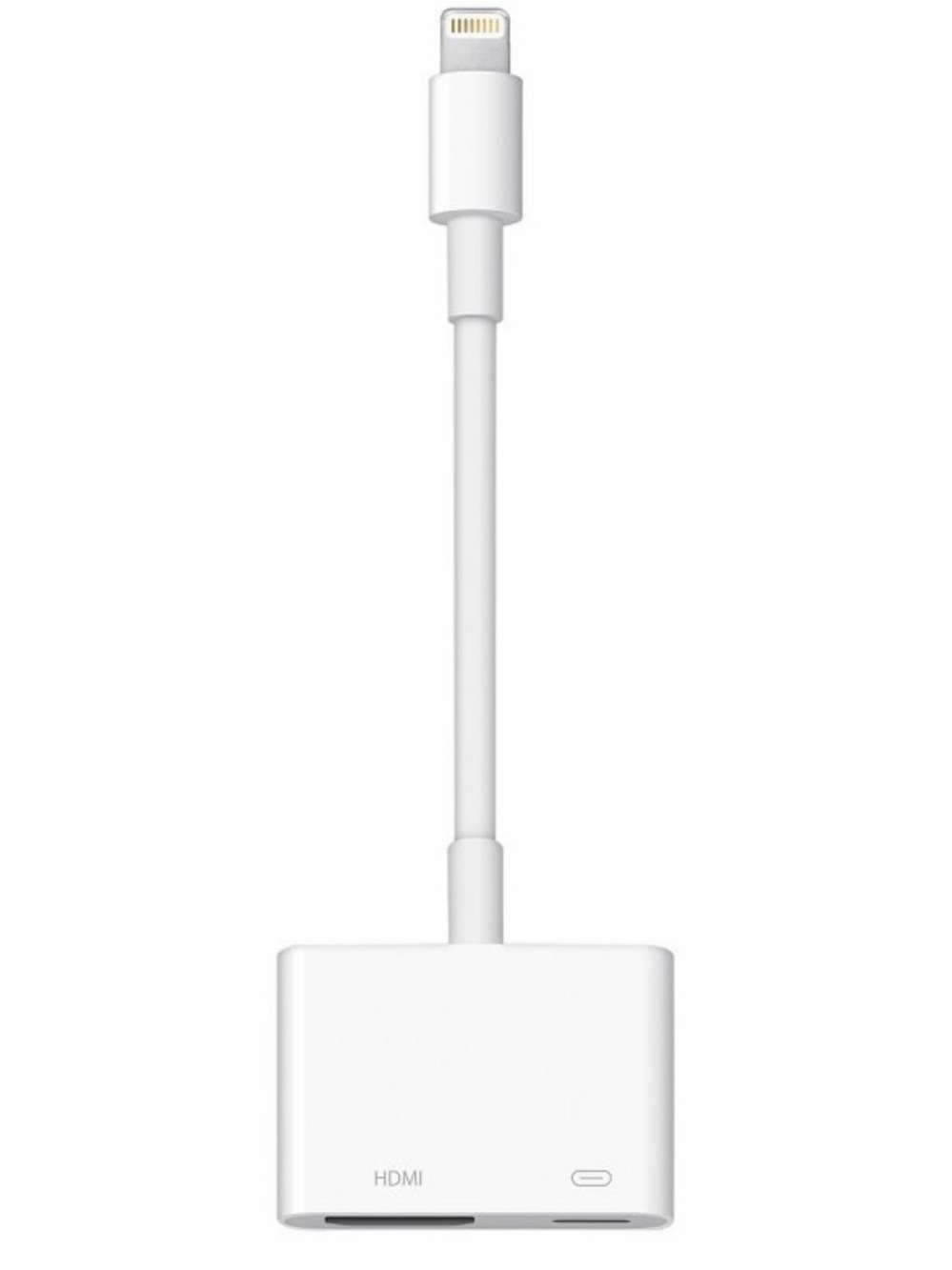 Apple Lightning to HDMI Adapter with Pass-Through Charging - White